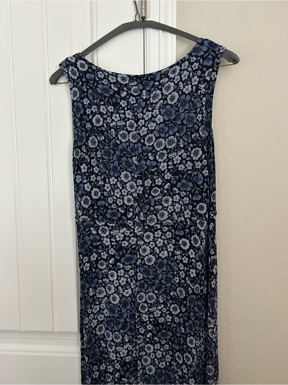 Rabbit Rabbit Rabbit Navy and Light Blue Floral Tank Dress - Picture 5 of 5